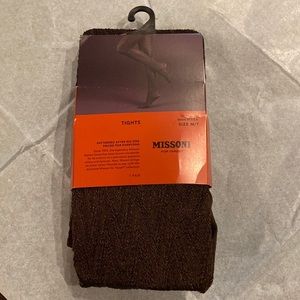 Missoni for Target new in package textured tights size M/T